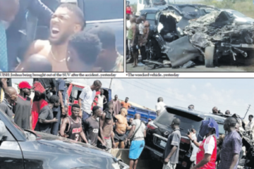 A Narrow Escape: Anthony Joshua’s Tragic Road Accident That Shook the Boxing World